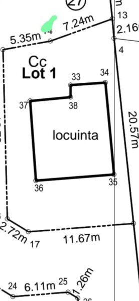 Snagov vand casa 70 mp, 3 camere